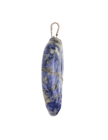 Pendentif feuille de sodalite