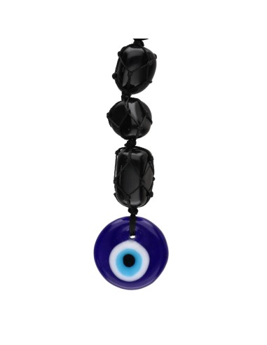 Turkish Eye and Obsidian Rearview...