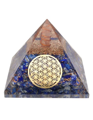 Resin Lapis Lazuli Orgonite Pyramid...