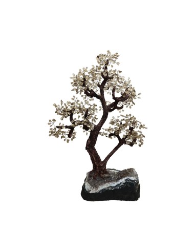 Smoky Quartz Tree with Wood Base (AR25)