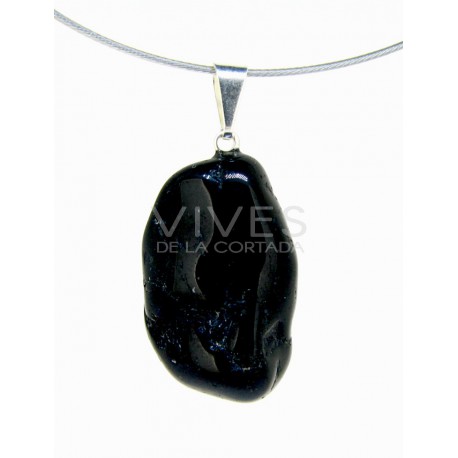Pendentif Tourmaline Noire Tumbled