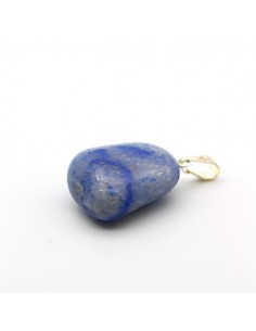 Colgante Rodado de Cuarzo Azul