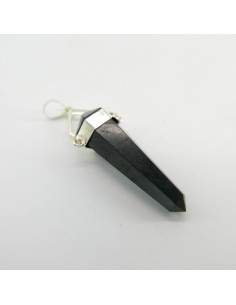 Pendant of Shungit Bitermined - Silver Plated 2
