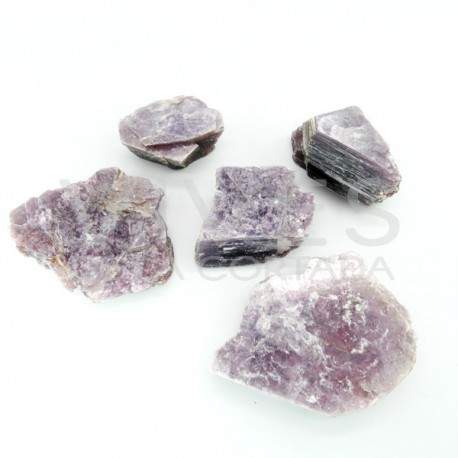Lepidolite Rough Mica Extra (pack 500gr)