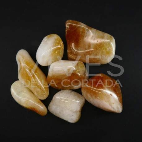 Rouleaux de citrine chauffés 5x4cm (paquet de 250g)