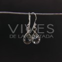 Pendientes de Cuarzo Lágrima Facetada Pequeña - Plata de Ley 925