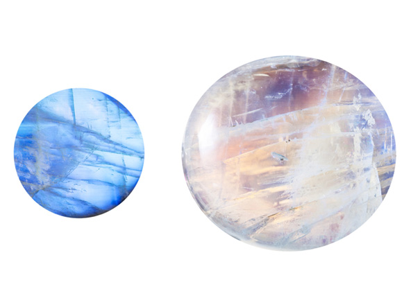 piedra luna arco iris